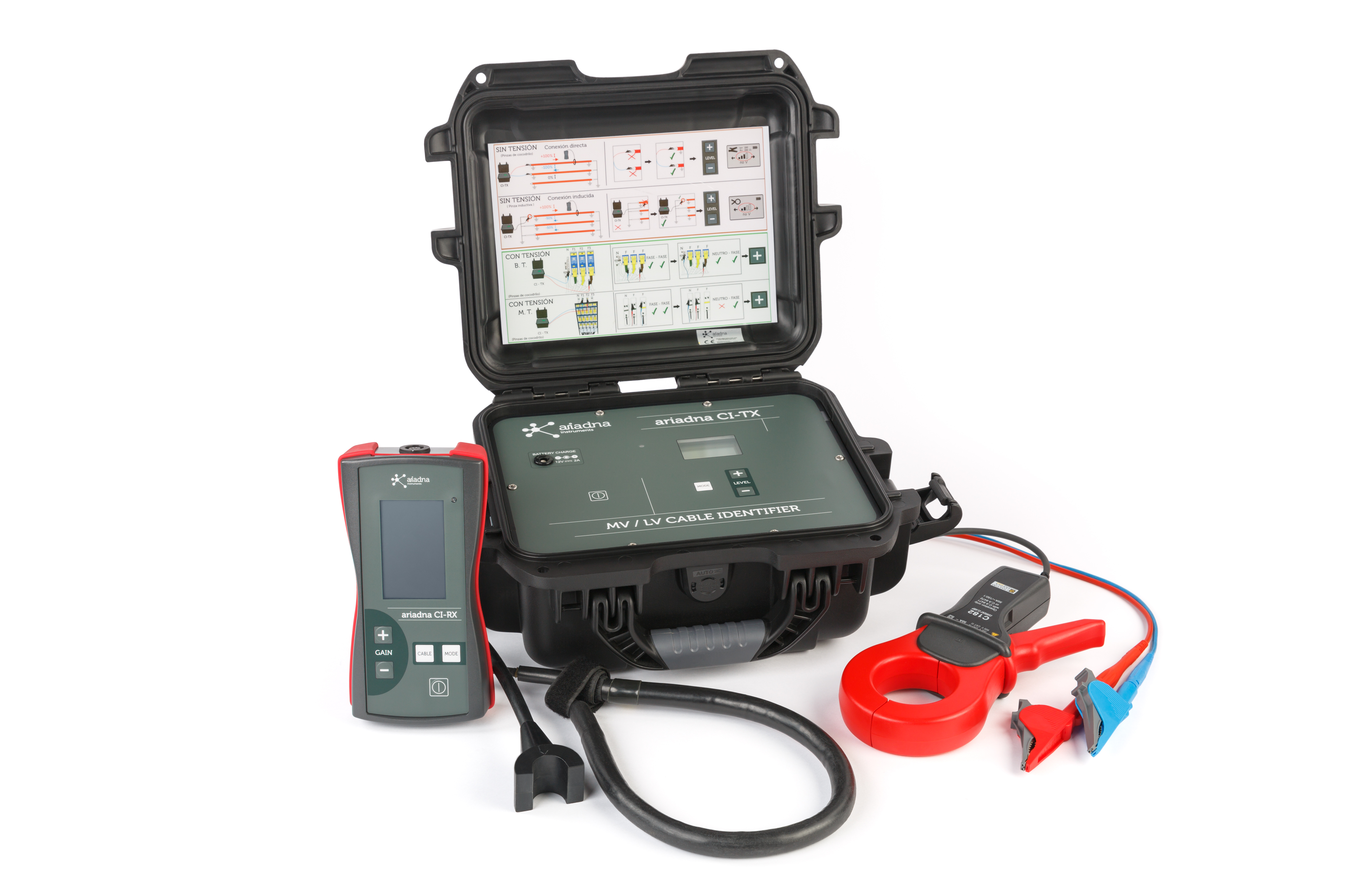 <a href='http://www.swschina.com/Cpzx/dianlanceshiyi/ariadna.html'>Ariadna CI</a>中壓及低壓<a href='http://www.swschina.com/Cpzx/dianlanceshiyi/ariadnaic1g.html'>電纜識別儀</a>