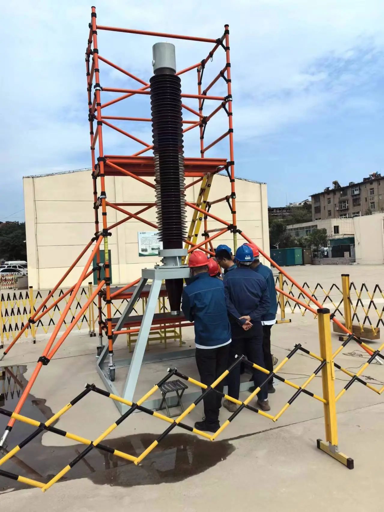 變壓器檢測現場