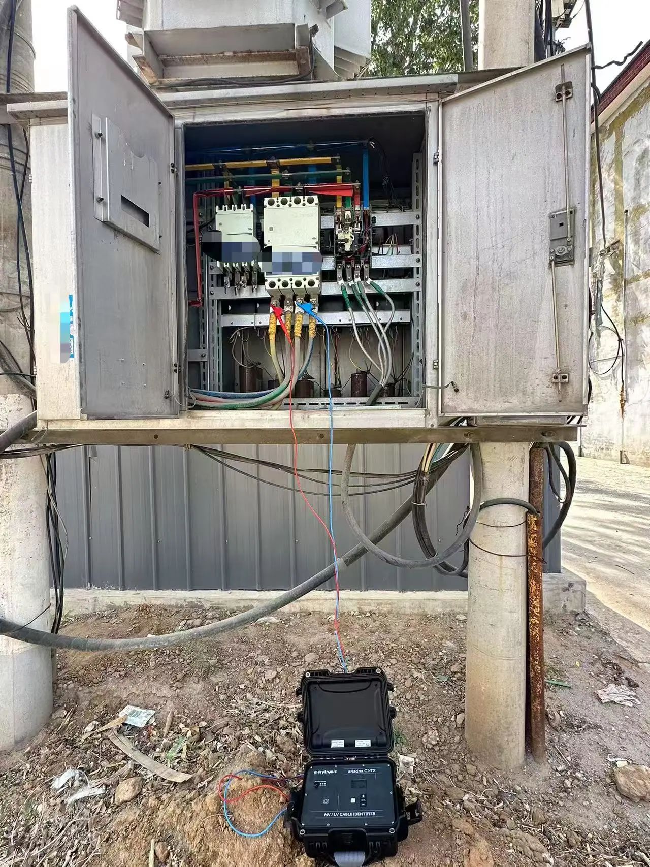 電纜故障定位現場