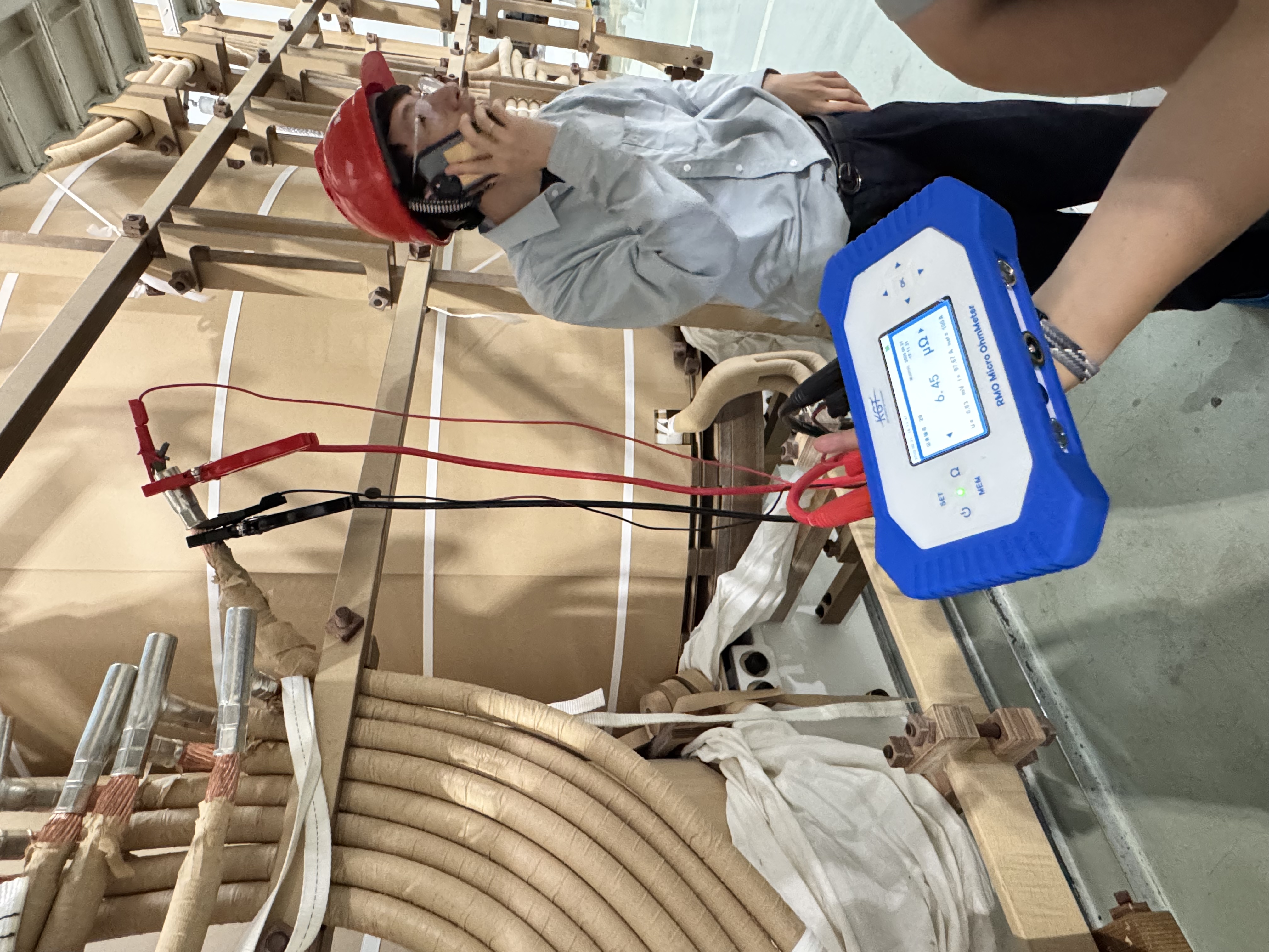 手持回路電阻測試儀服務現場