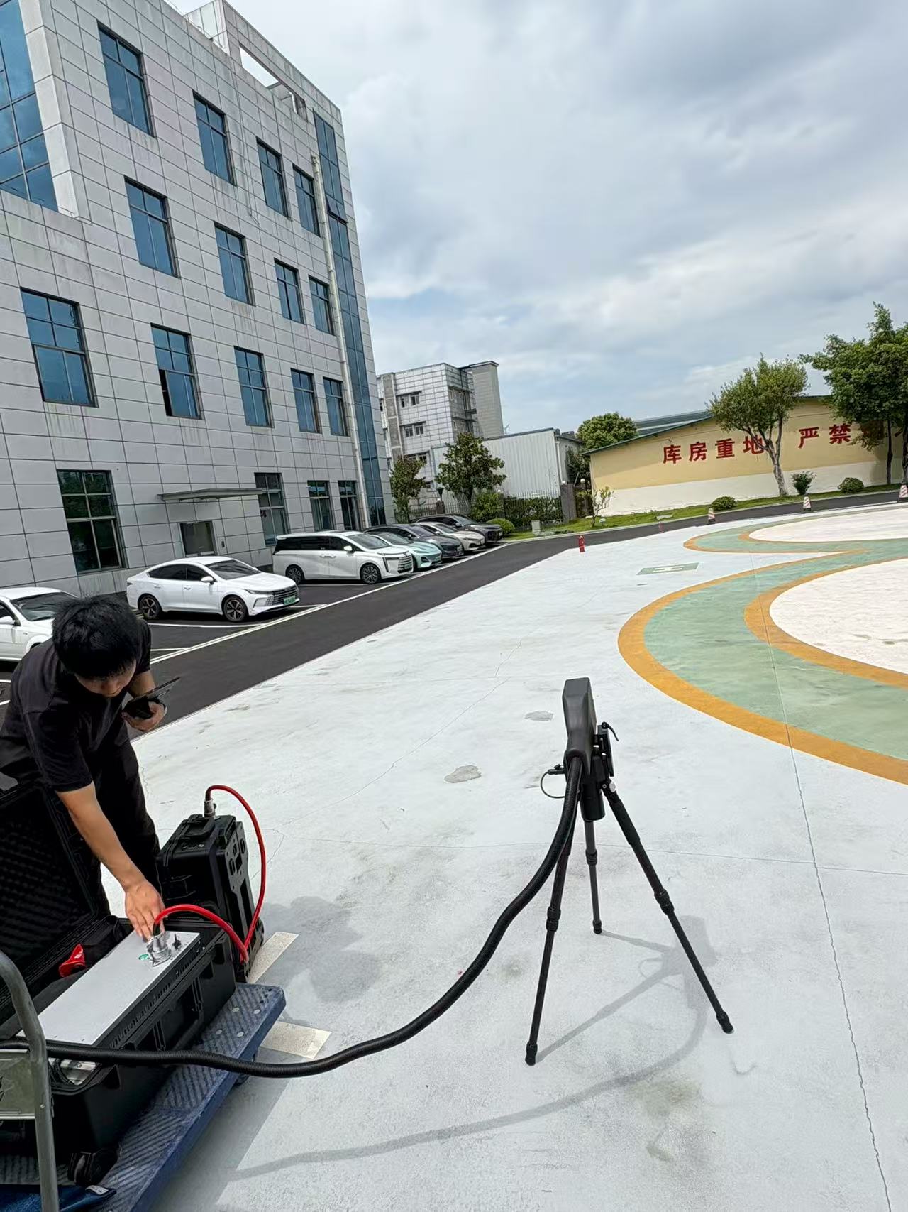 激光清障儀服務現場